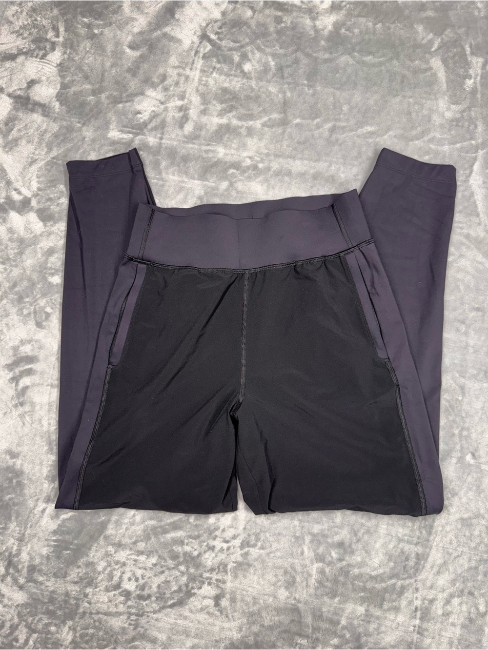 Athleta Black‎ High-Waist Run With It Leggings